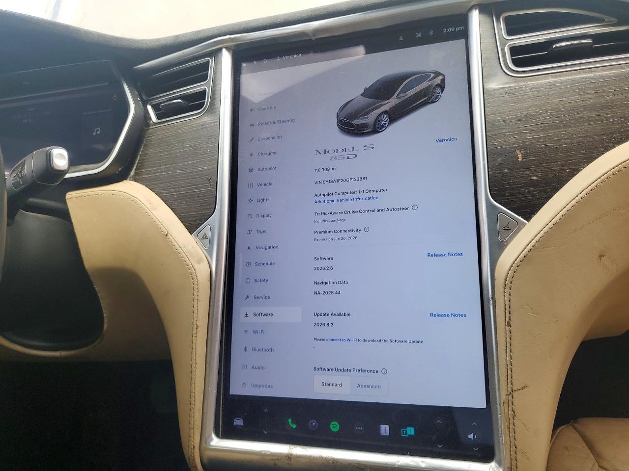 2016 TESLA MODEL S — фото 9