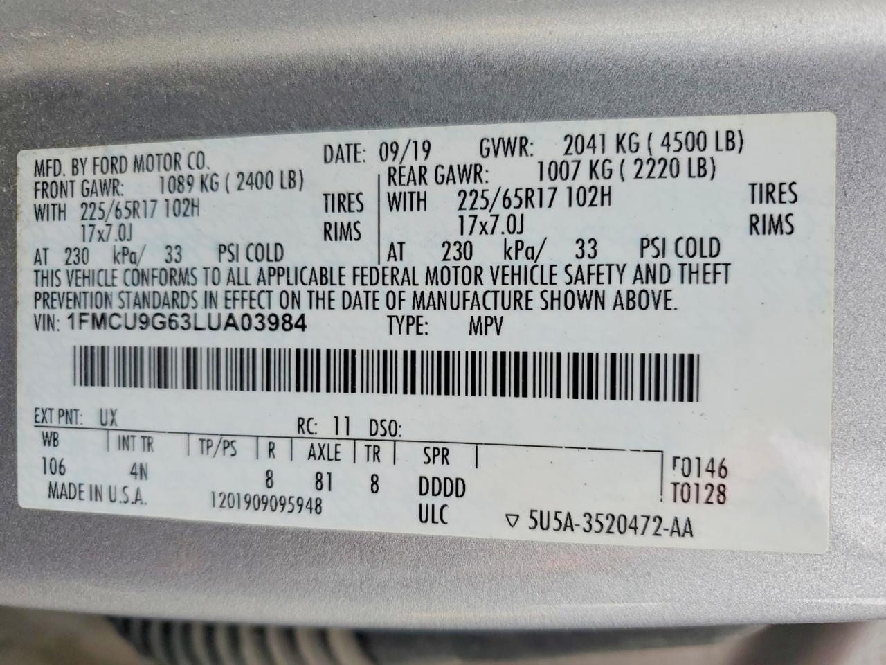 FORD ESCAPE