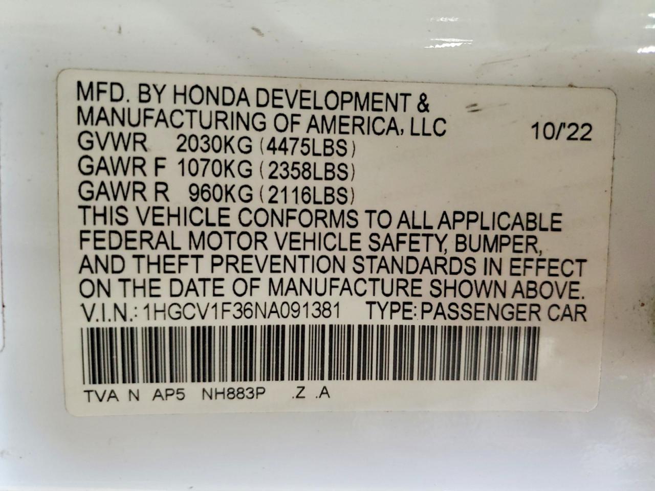 HONDA ACCORD