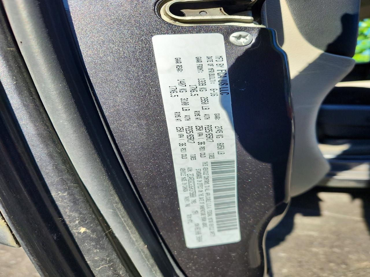 2016 DODGE GRAND CARAVAN — фото 13