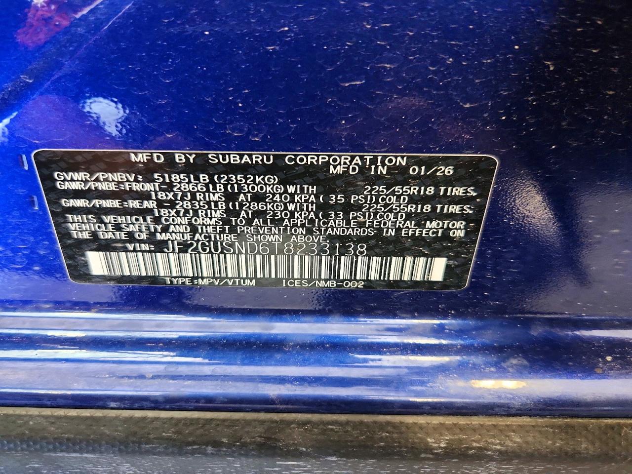 2026 SUBARU CROSSTREK — фото 14
