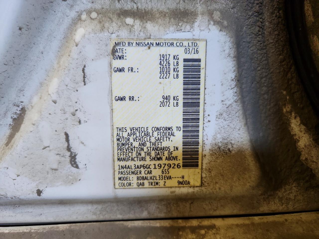 NISSAN ALTIMA