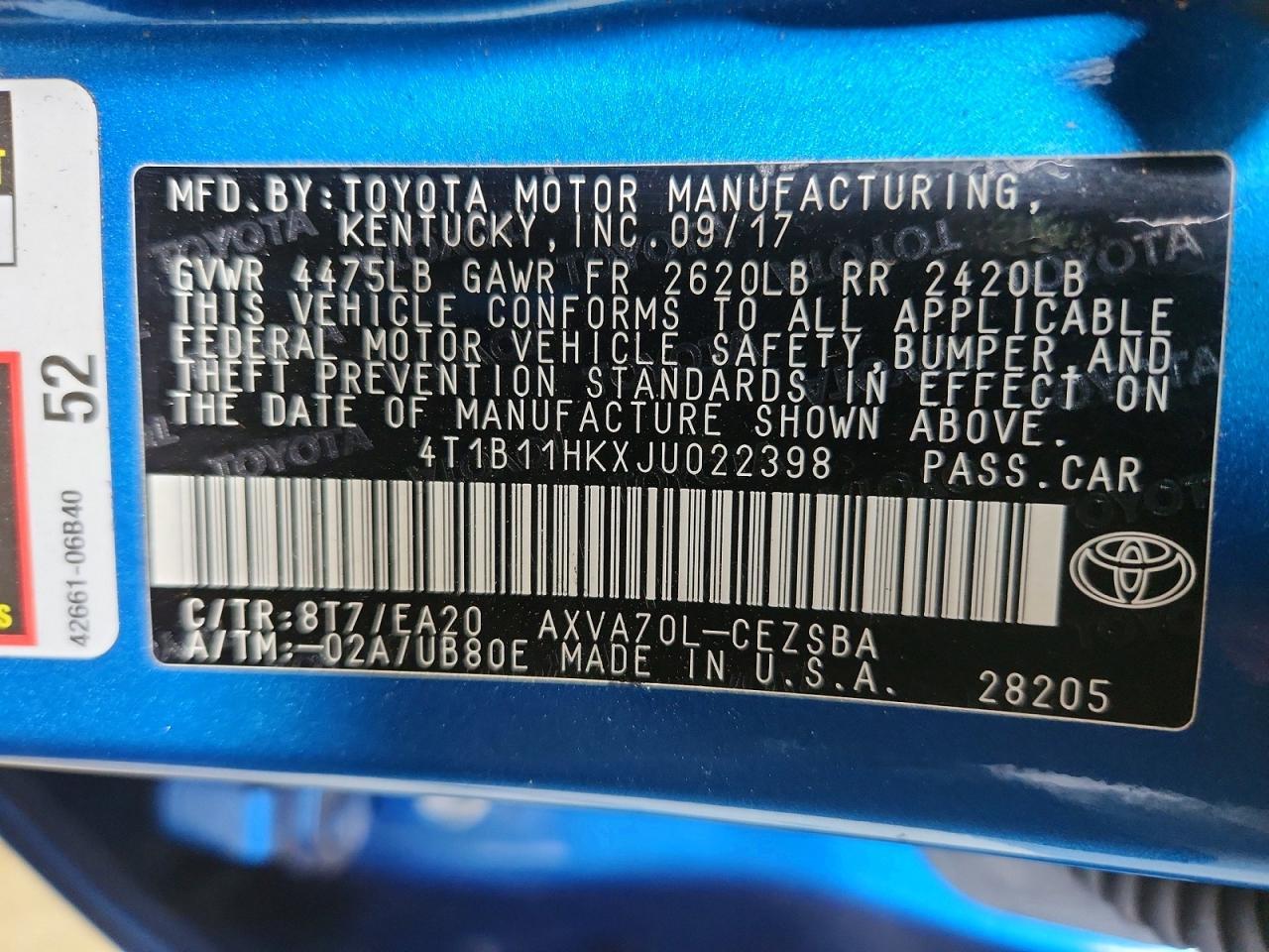TOYOTA CAMRY