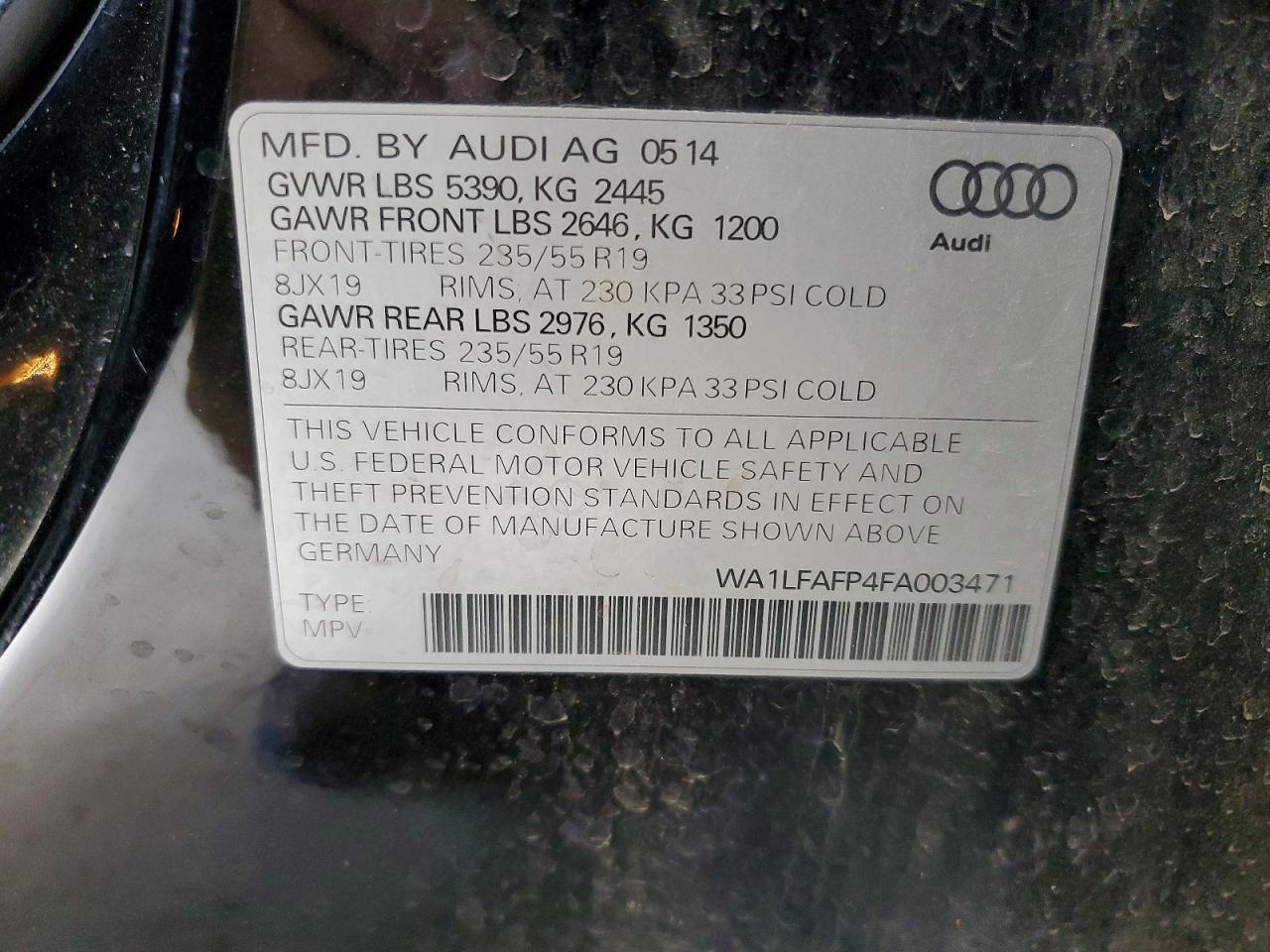 2015 AUDI Q5 — фото 13