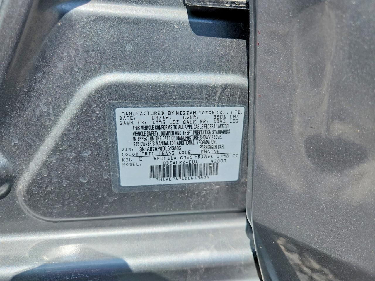 2013 NISSAN SENTRA — фото 12