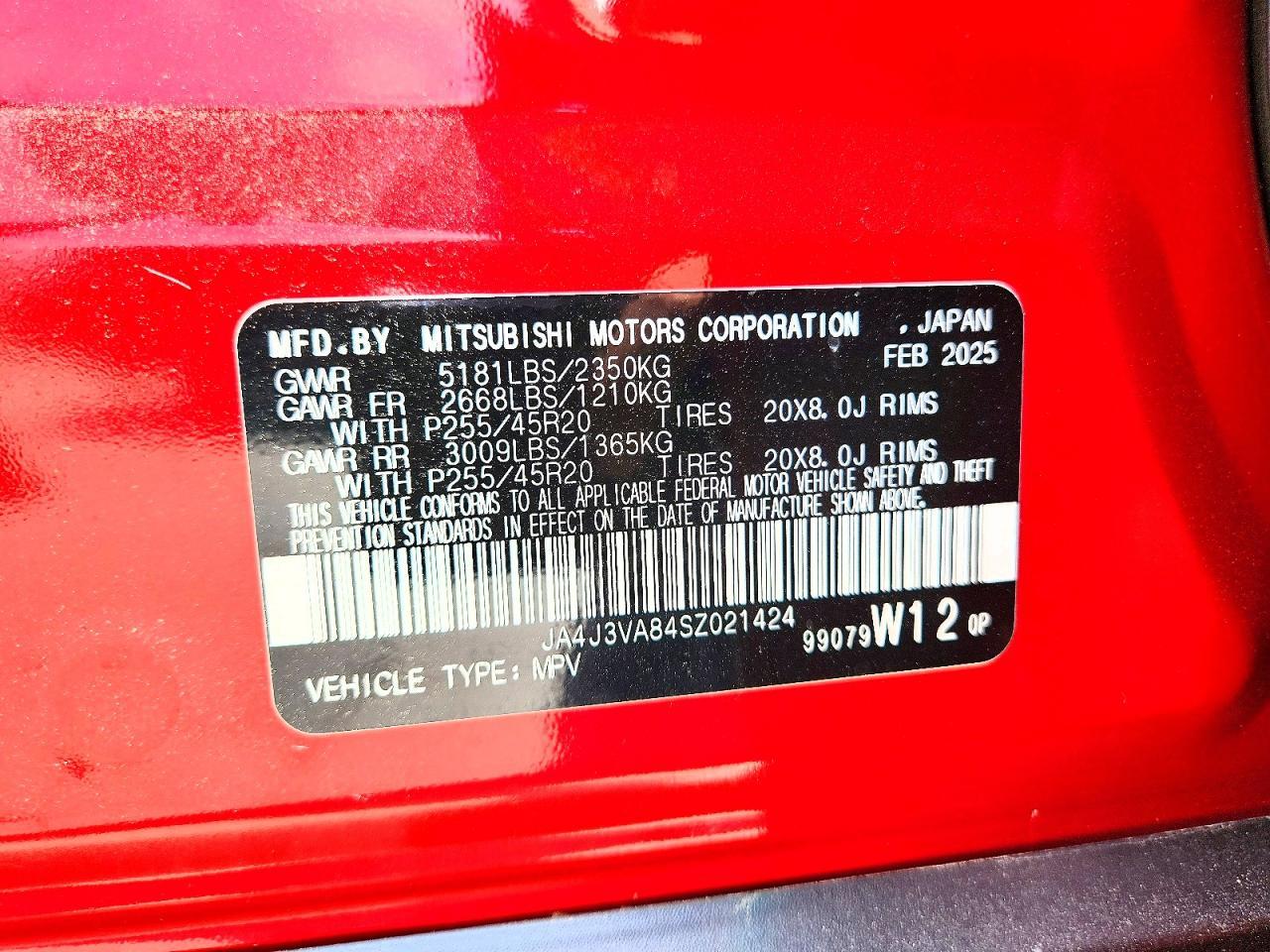 2025 MITSUBISHI OUTLANDER — фото 14
