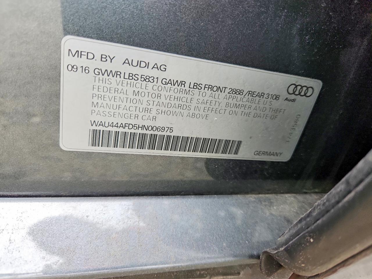 2017 AUDI A8 — фото 12