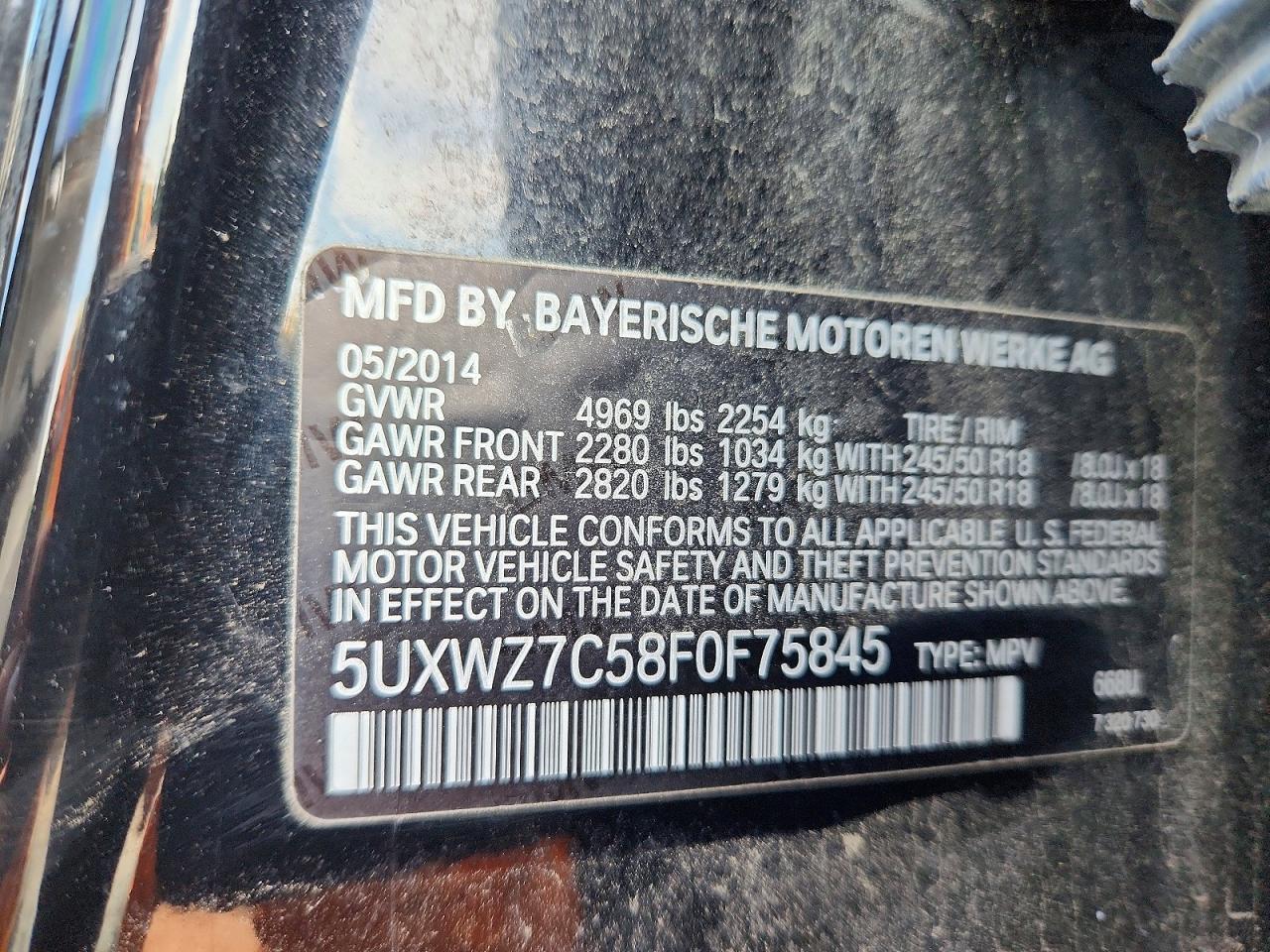 2015 BMW X3 — фото 13