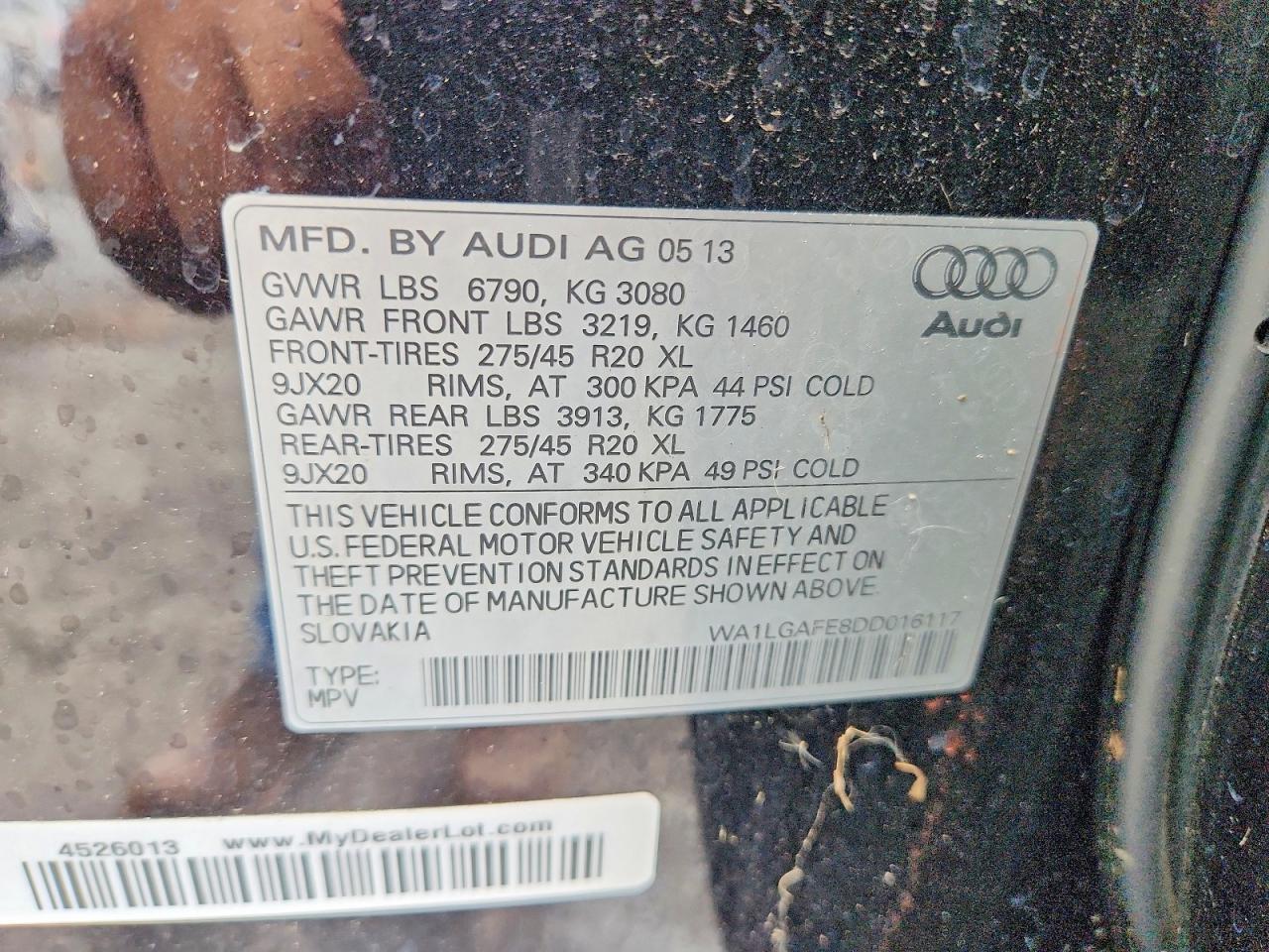2013 AUDI Q7 — фото 13