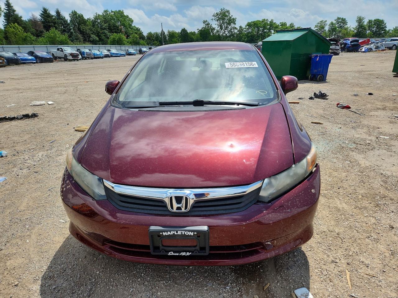 2012 HONDA CIVIC — фото 5