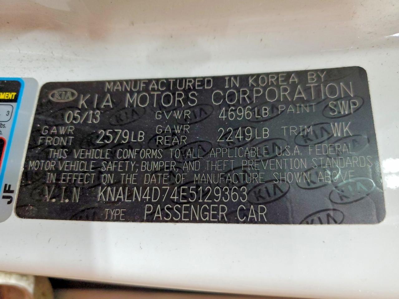 2014 KIA CADENZA — фото 12