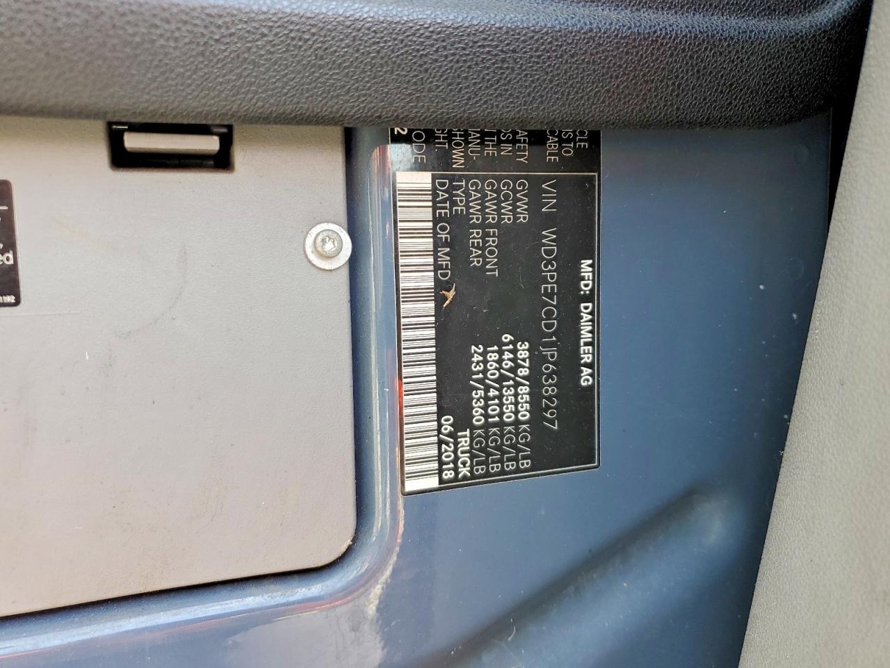 2018 MERCEDES-BENZ SPRINTER — фото 13
