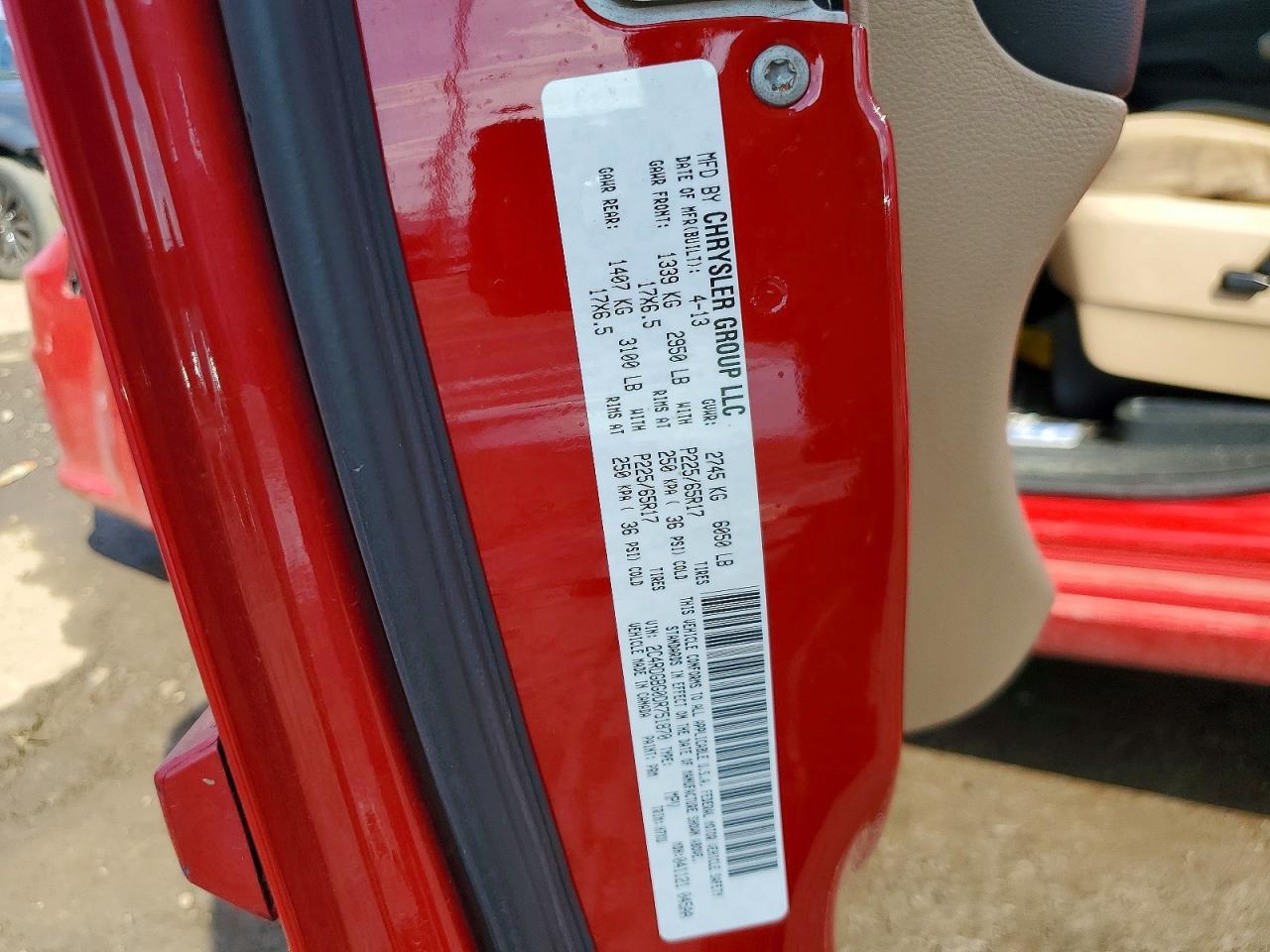 2013 DODGE GRAND CARAVAN — фото 13