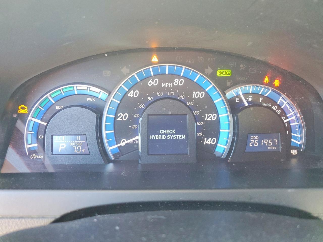 2013 TOYOTA CAMRY HYBRID — фото 9