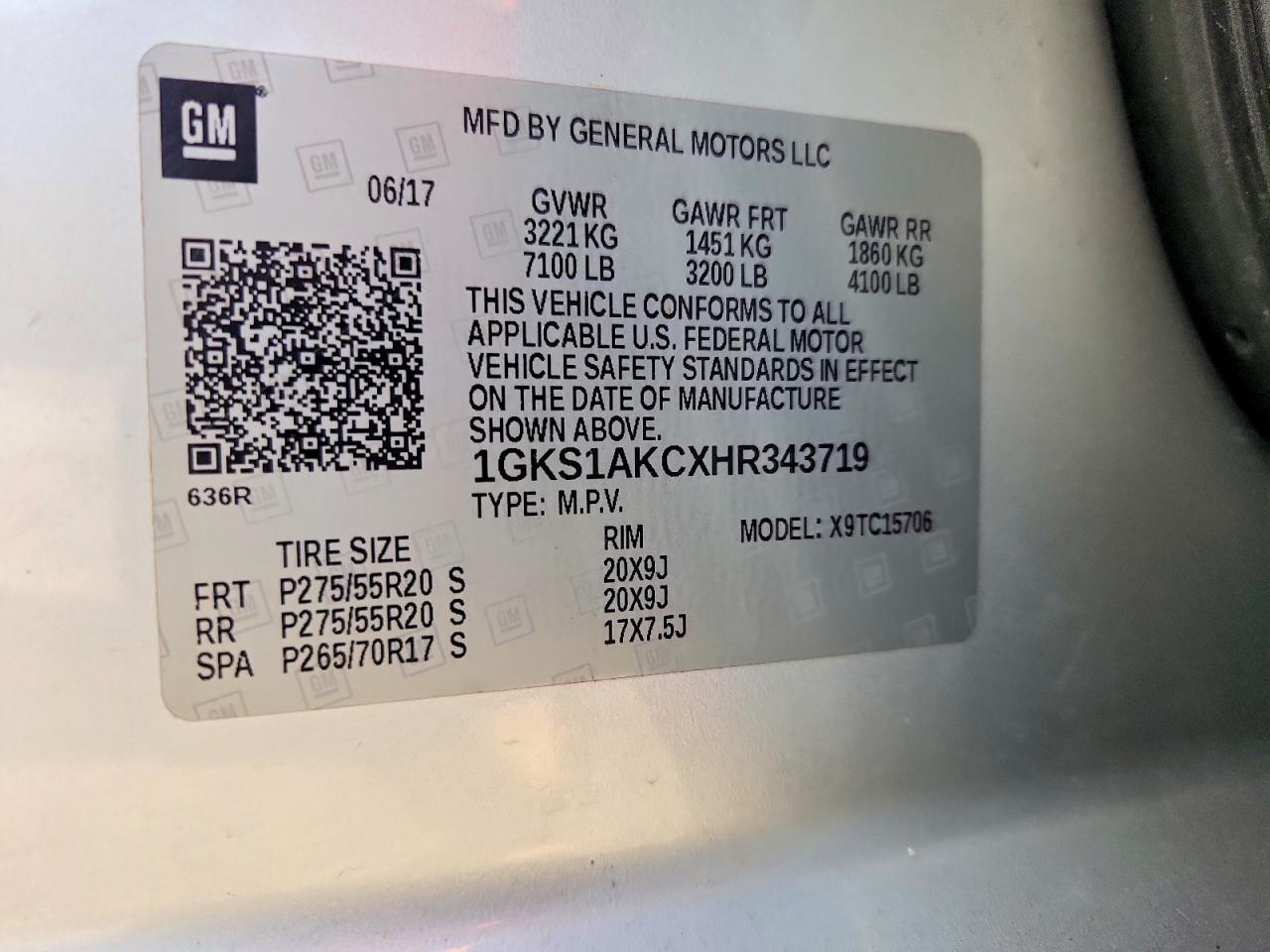 2017 GMC YUKON — фото 13