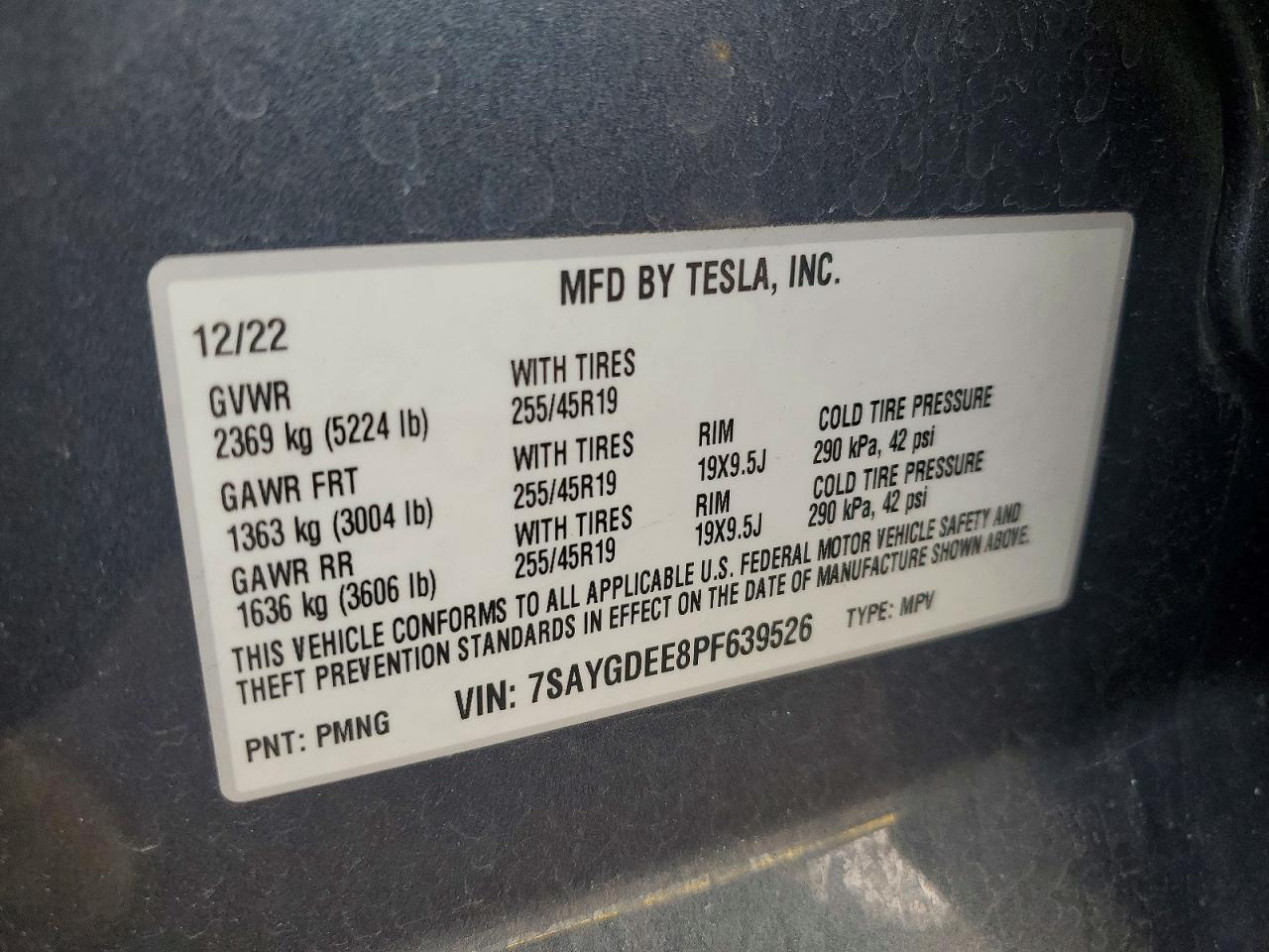 2023 TESLA MODEL Y — фото 13