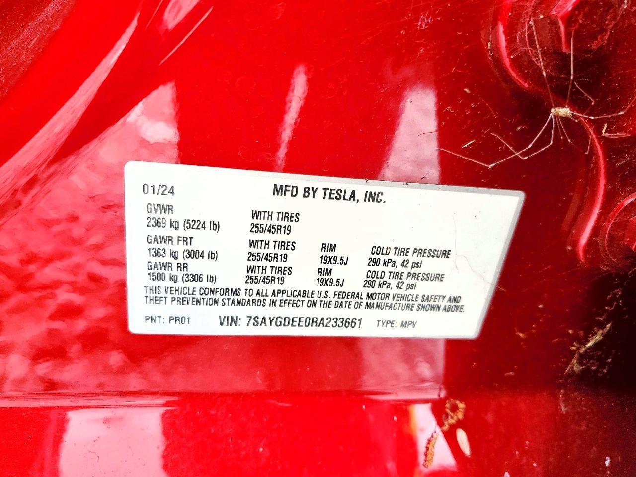 2024 TESLA MODEL Y — фото 12