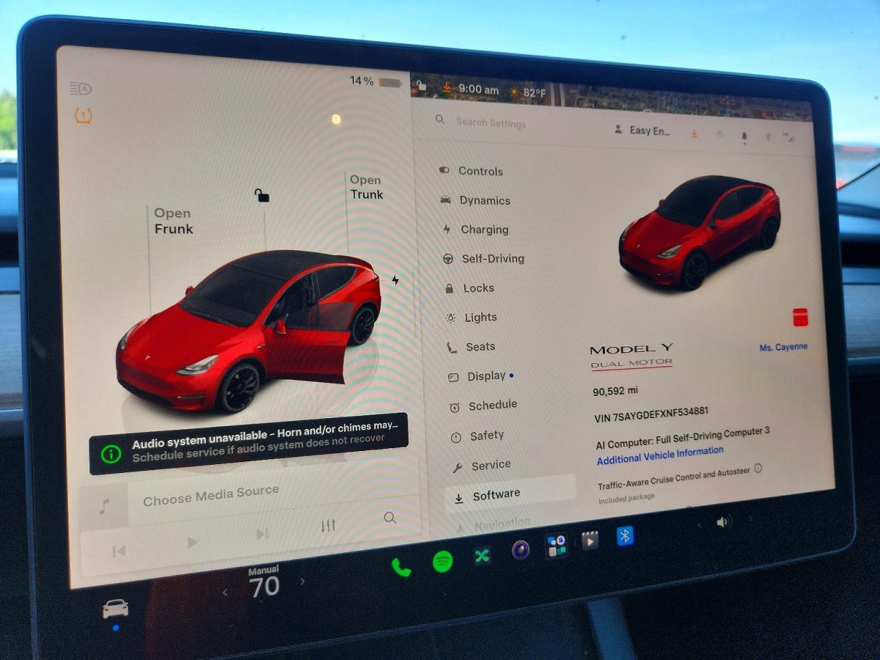 2022 TESLA MODEL Y — фото 9