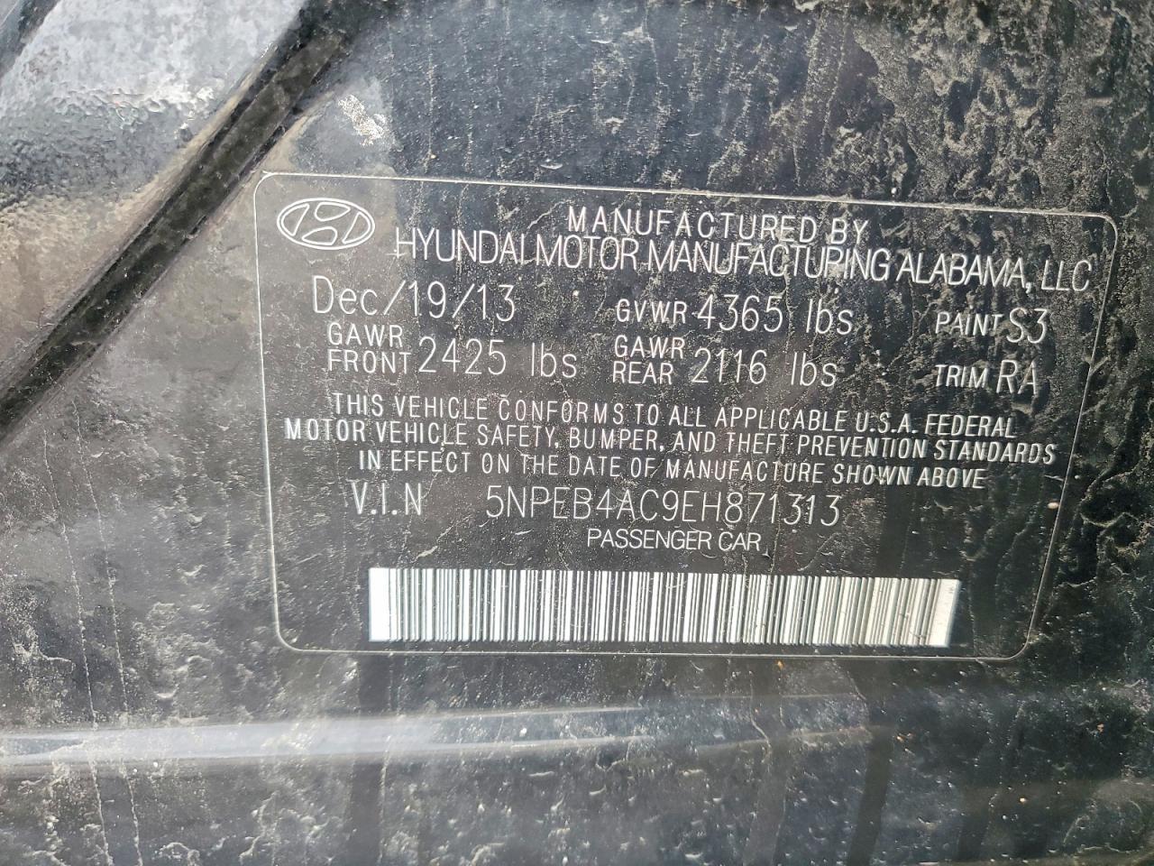 2014 HYUNDAI SONATA — фото 12