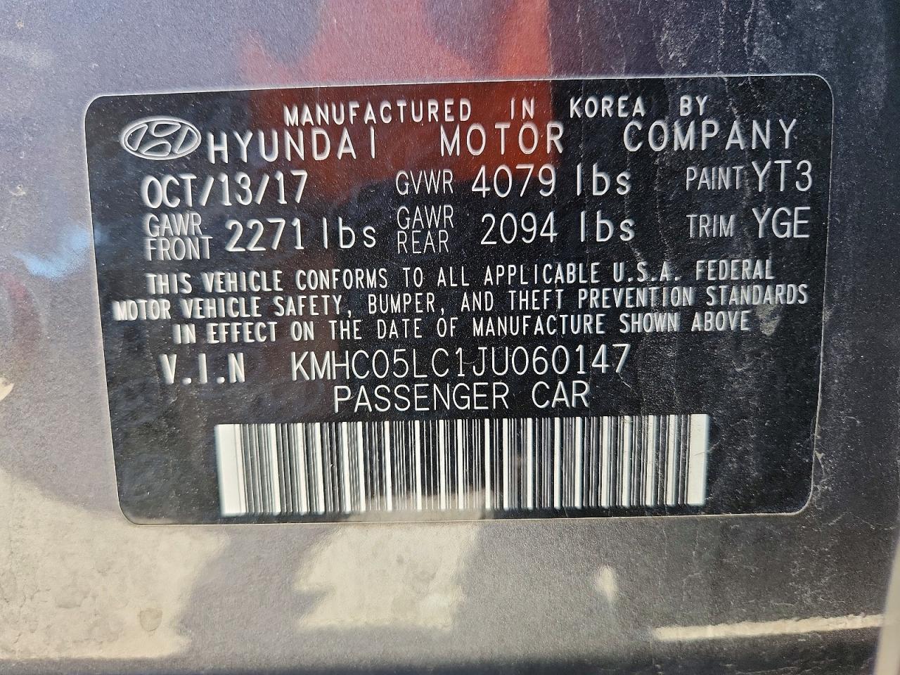 2018 HYUNDAI IONIQ — фото 12