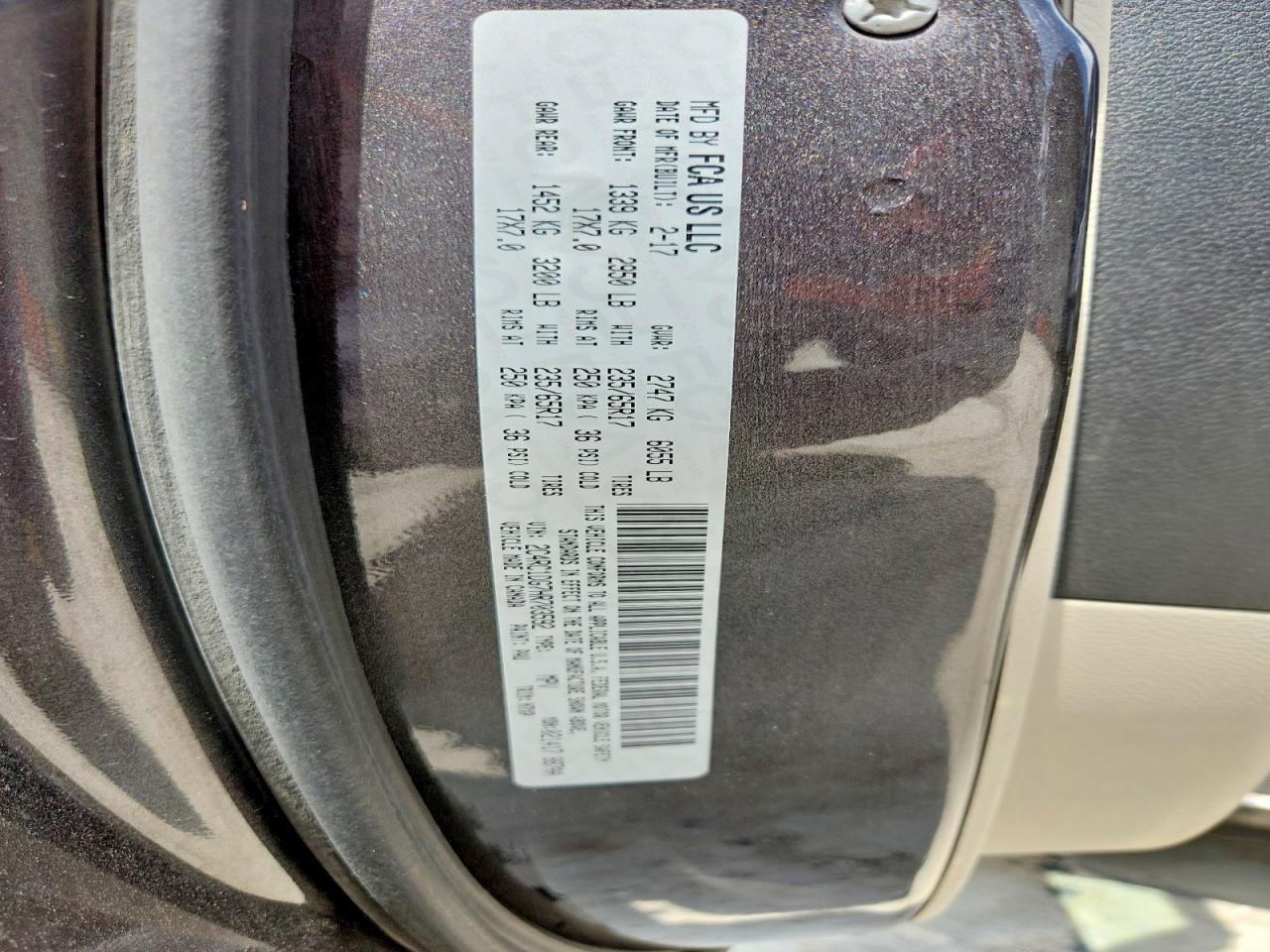 2017 CHRYSLER PACIFICA — фото 14