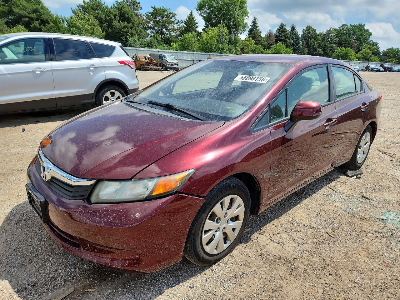 2012 HONDA CIVIC — фото 1