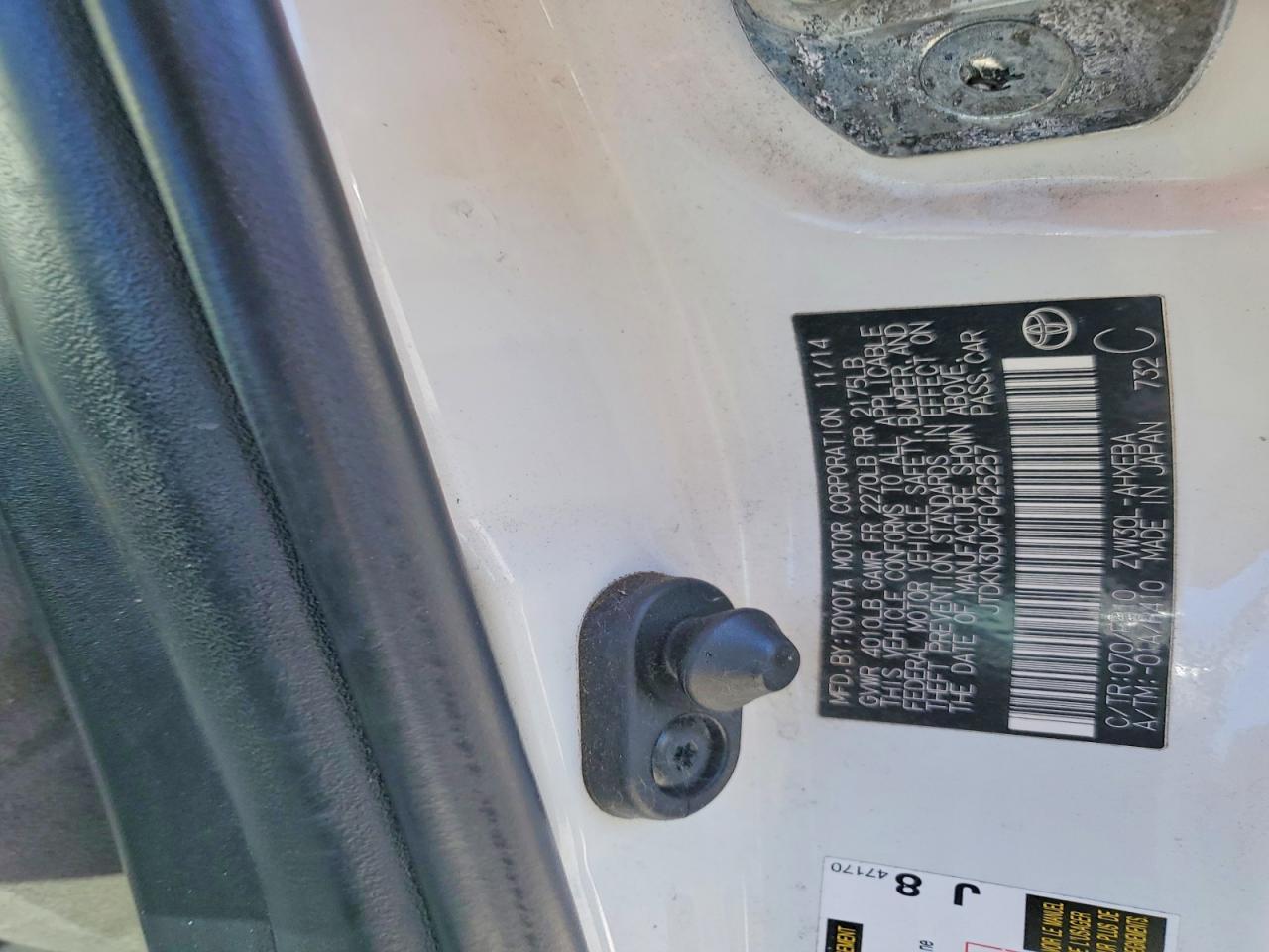 2015 TOYOTA PRIUS — фото 12