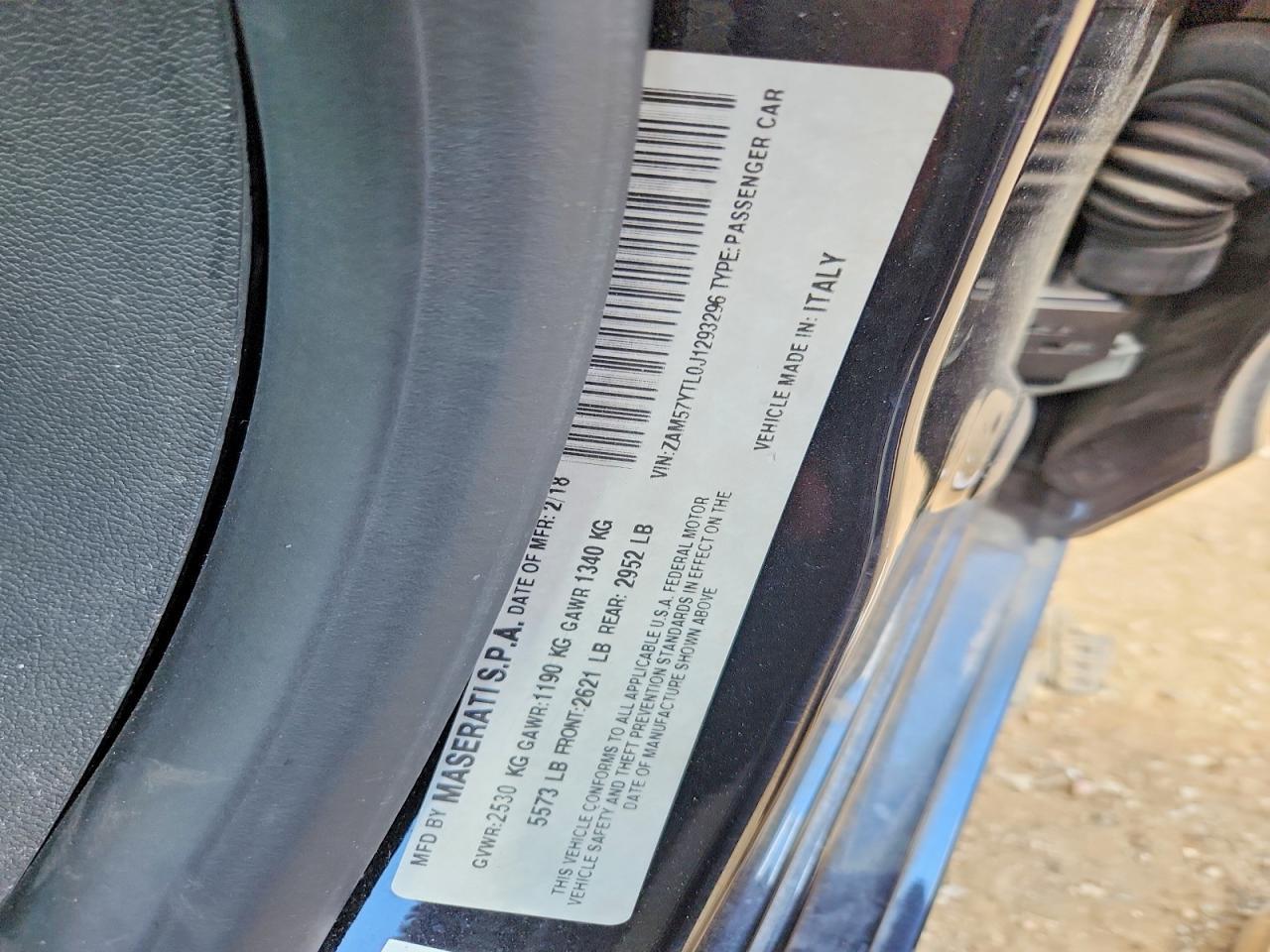 2018 MASERATI GHIBLI — фото 12