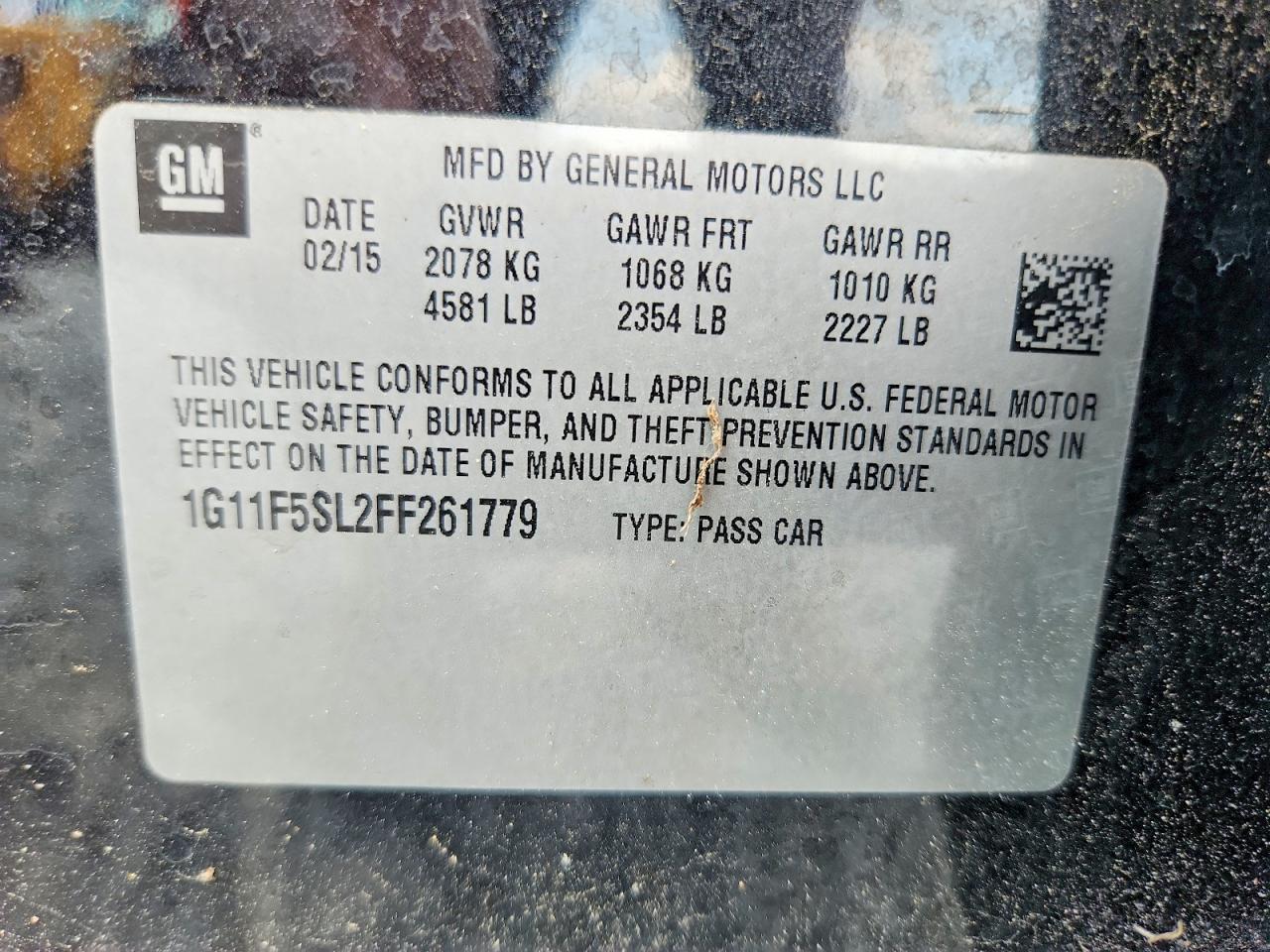 2015 CHEVROLET MALIBU — фото 13