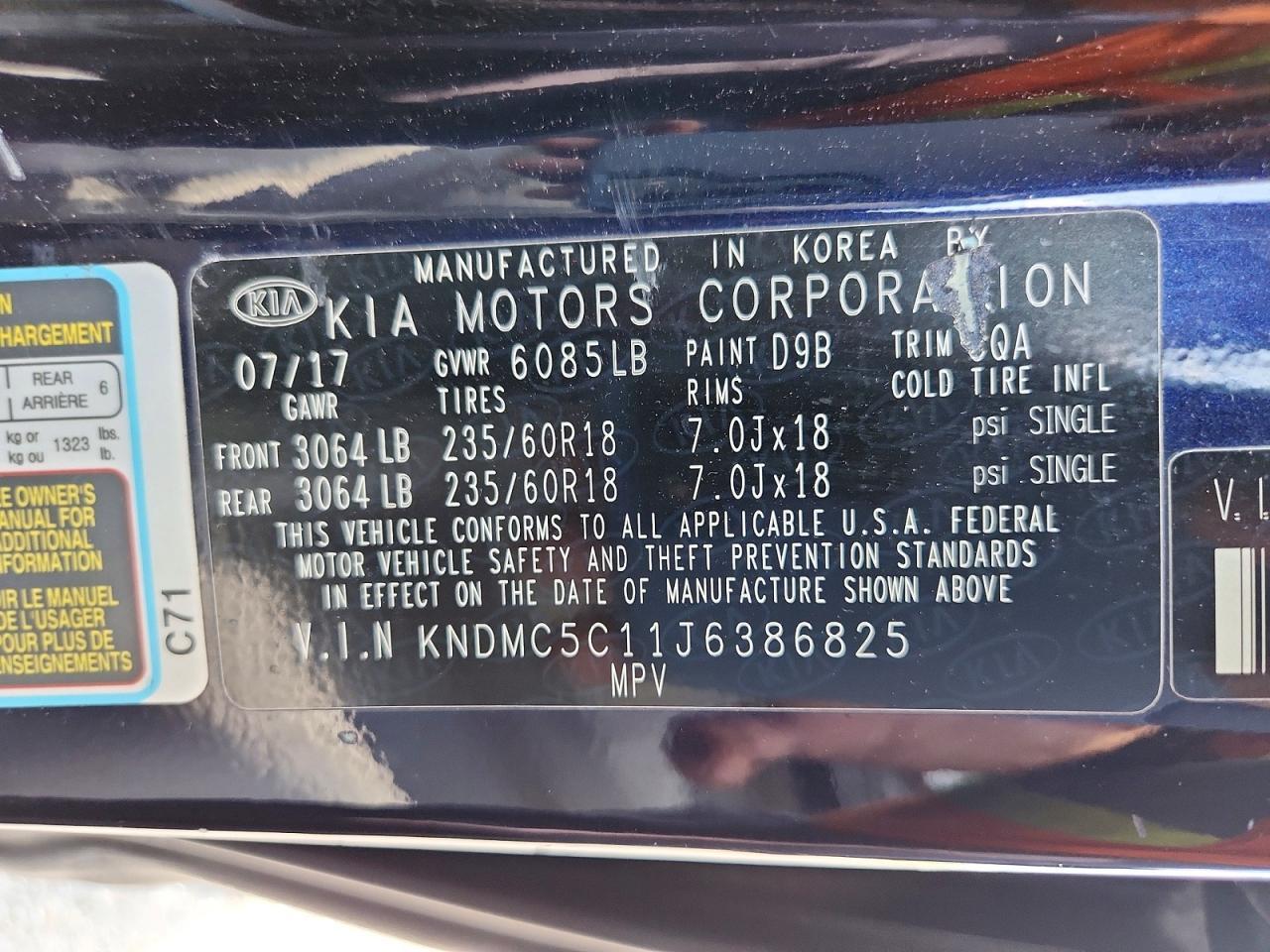 2018 KIA SEDONA — фото 13