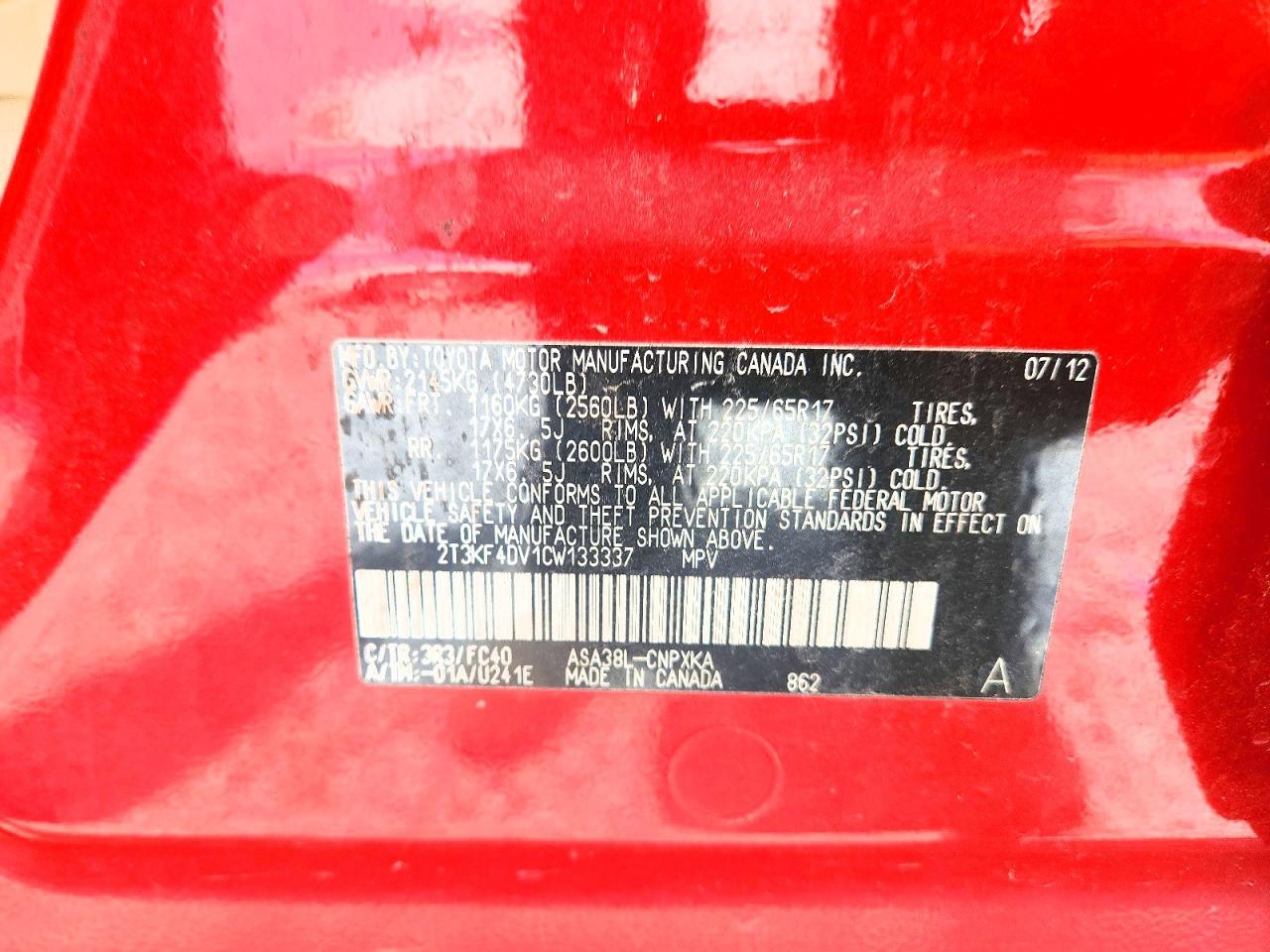 2012 TOYOTA RAV4 — фото 13