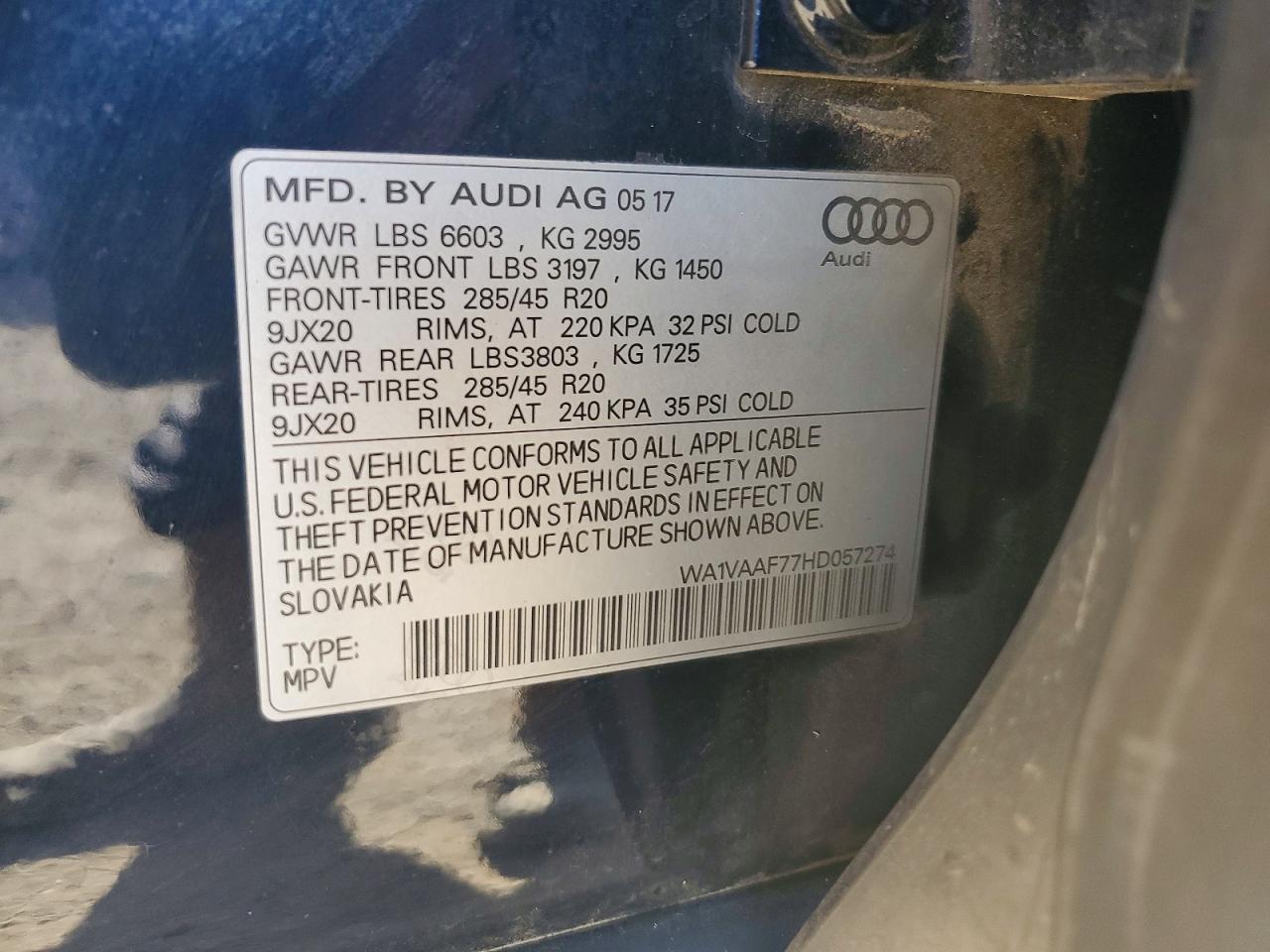 2017 AUDI Q7 — фото 12