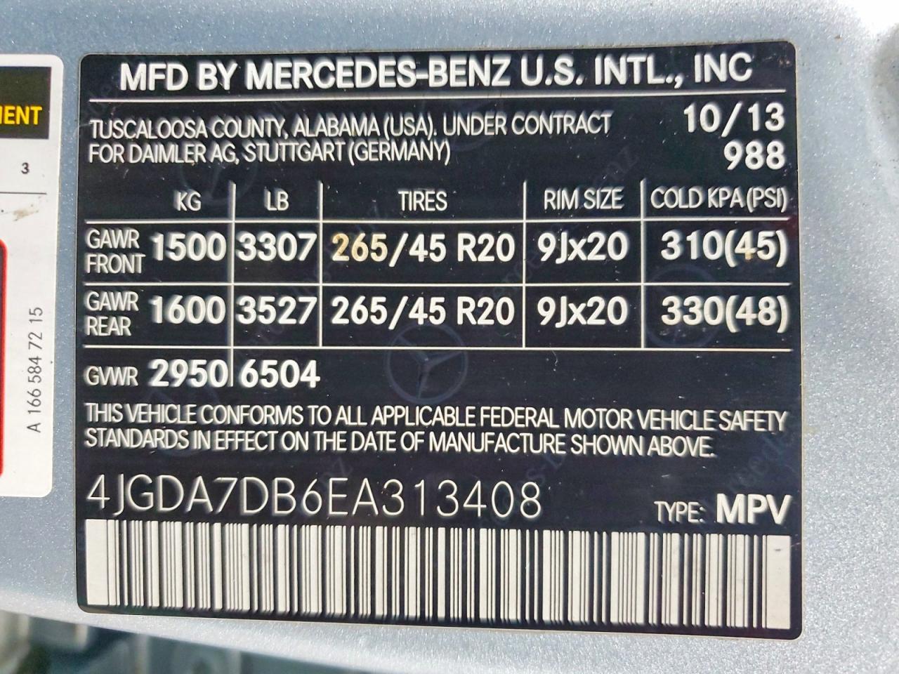 2014 MERCEDES-BENZ M-CLASS — фото 13