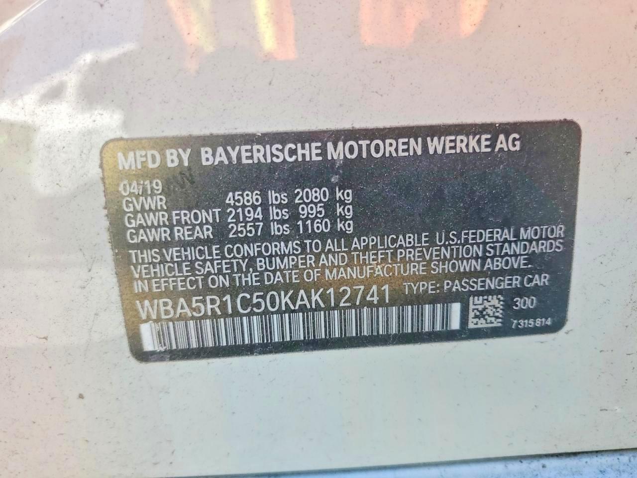 2019 BMW 3 SERIES — фото 12