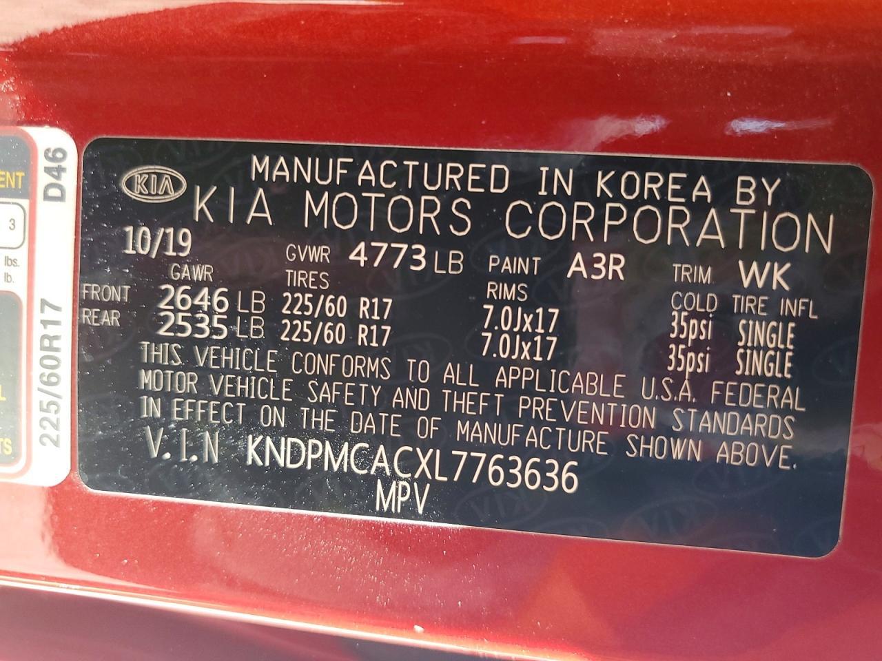 2020 KIA SPORTAGE — фото 13
