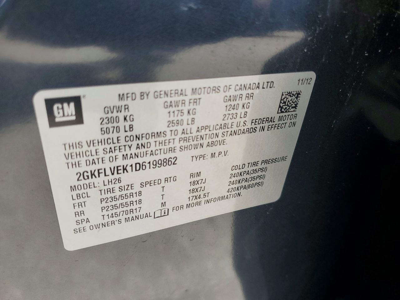2013 GMC TERRAIN — фото 13