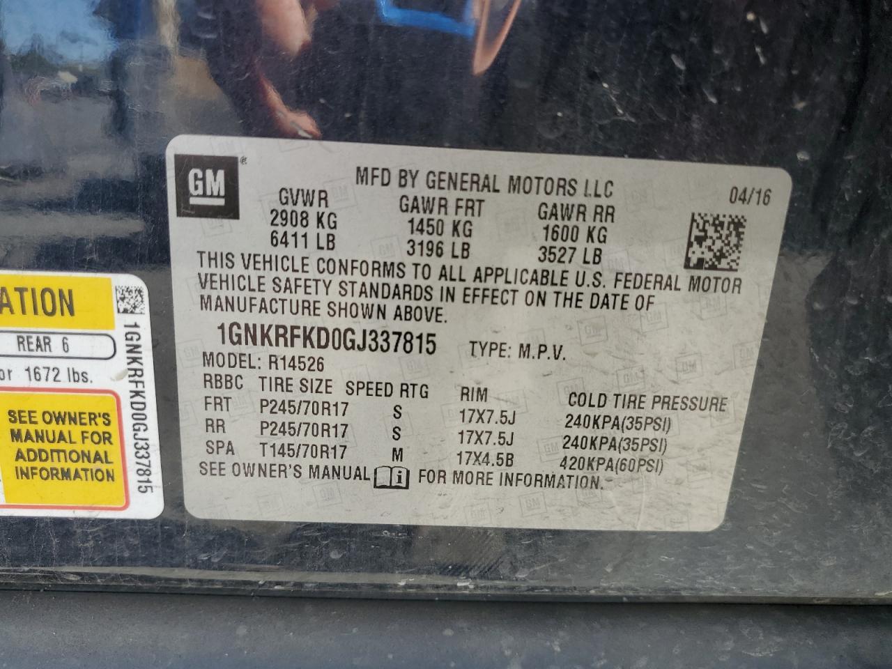 CHEVROLET TRAVERSE