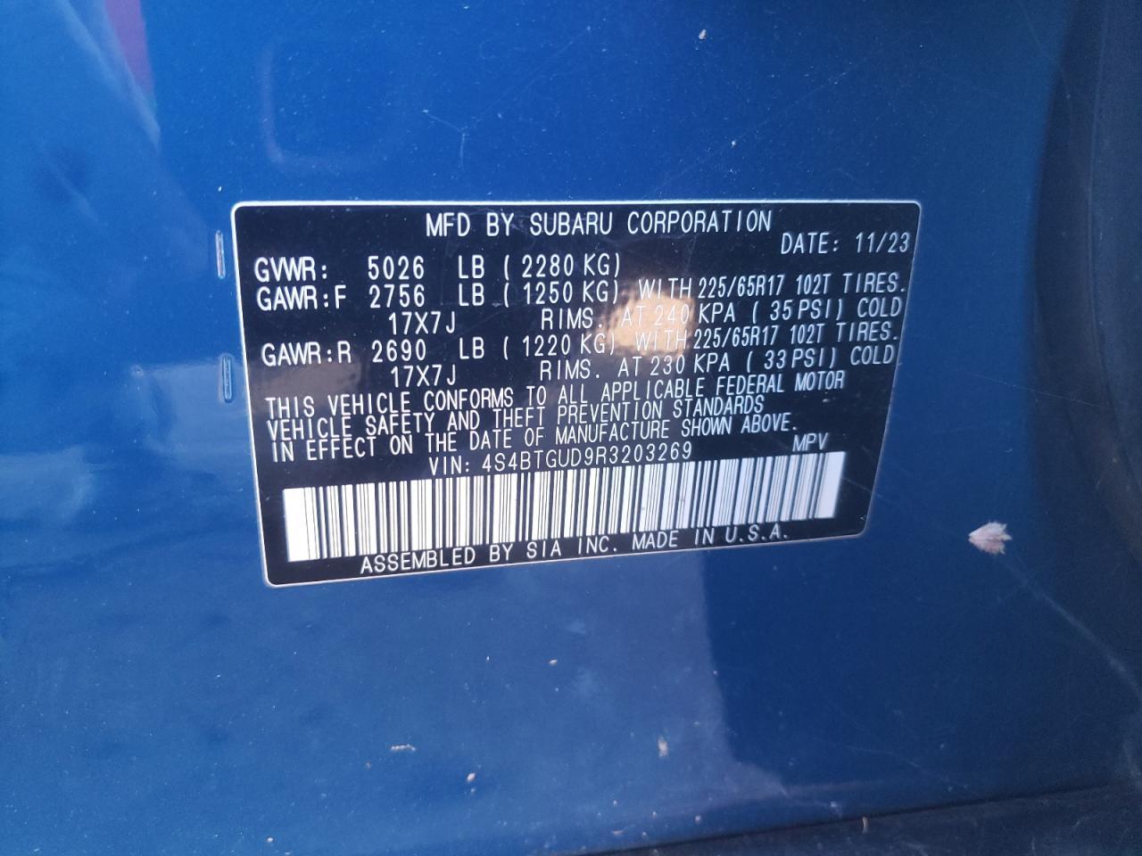 SUBARU OUTBACK