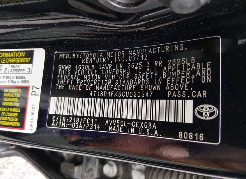 Toyota Camry Hybrid