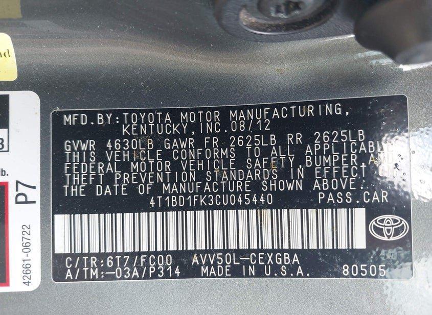 Toyota Camry Hybrid