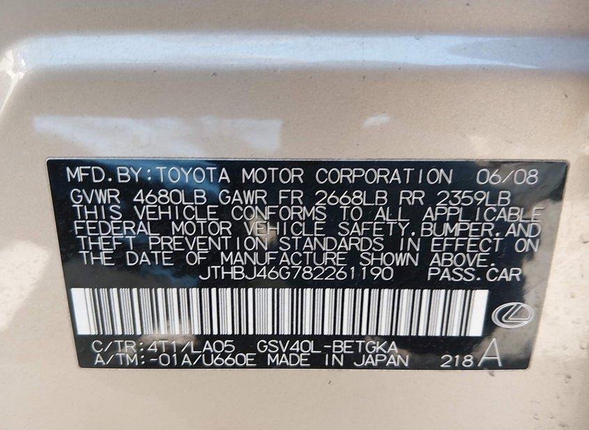 Lexus Es 350