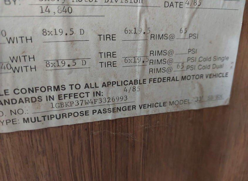 Chevrolet Shasta Roadmaster 3300