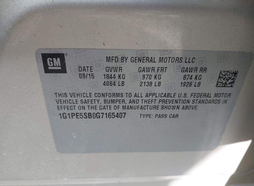 Chevrolet Cruze Limited