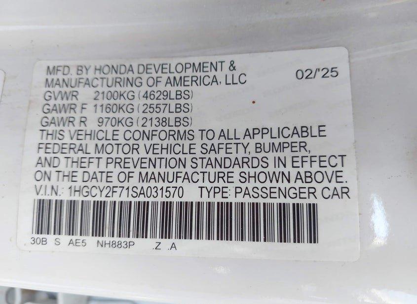 Honda Accord Hybrid
