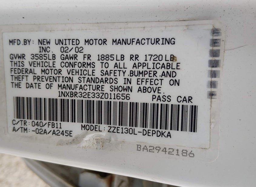 Toyota Corolla