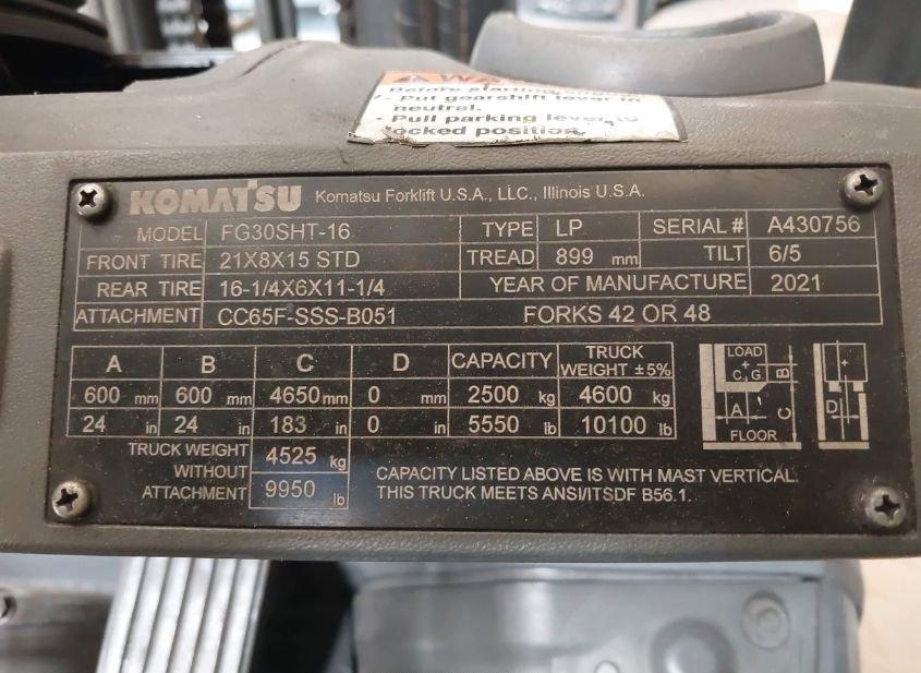 Komatsu *Rb - Fg30Sht-16