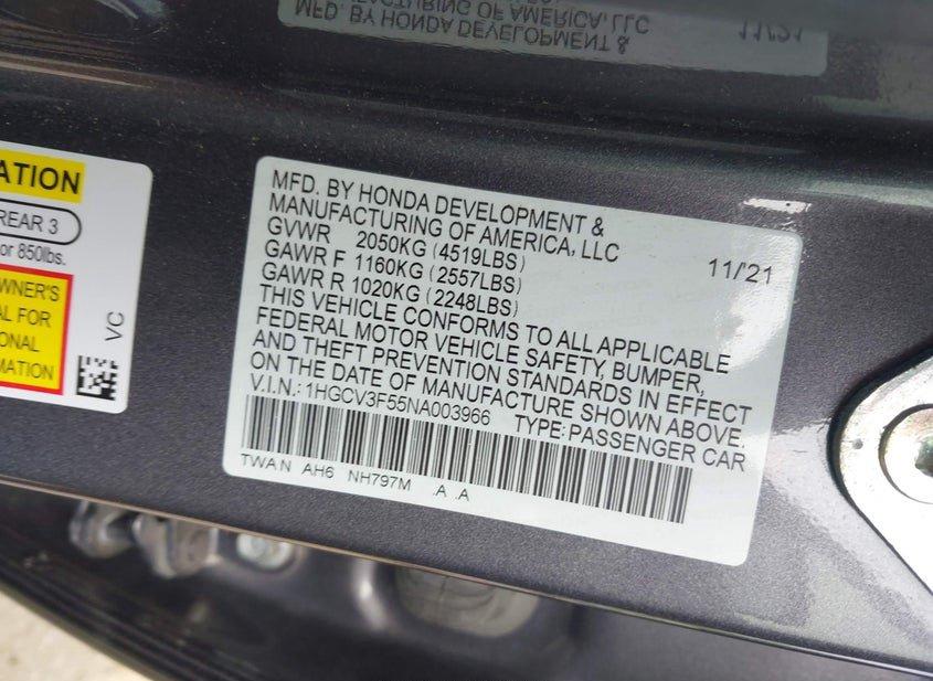 Honda Accord Hybrid