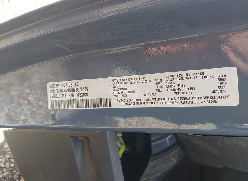 Ram Promaster 3500