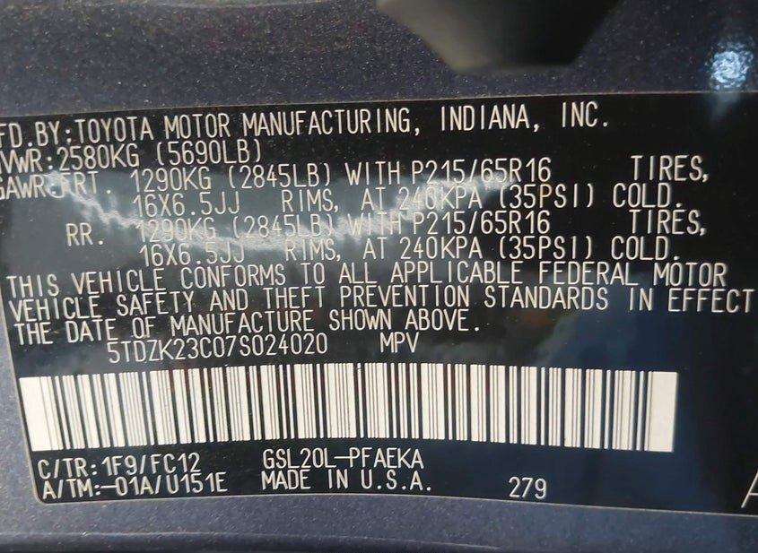 Toyota Sienna