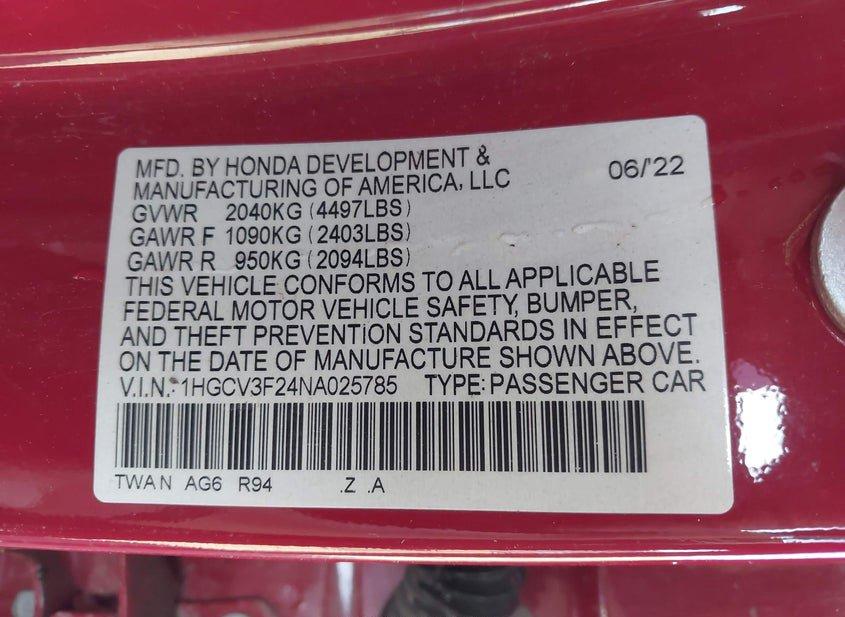 Honda Accord Hybrid